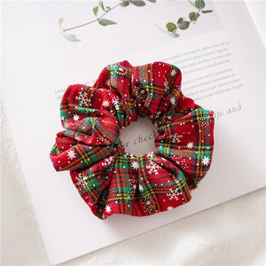 Plaid Christmas Scrunchie