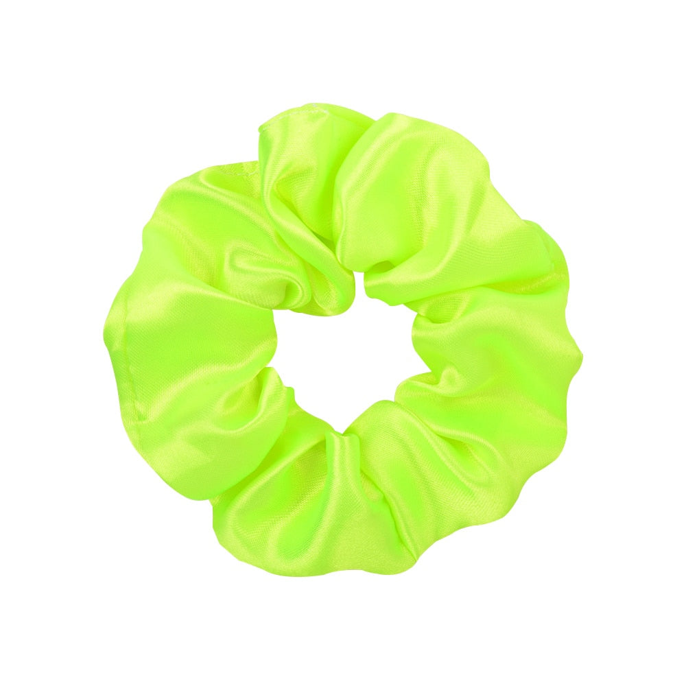 Colorful Satin Scrunchie