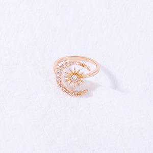 Crystal Crescent & Sun Ring