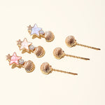 Load image into Gallery viewer, Golden Metal Seashell Hairpin Set
