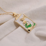 Load image into Gallery viewer, Colorful Tarot Pendant Necklace
