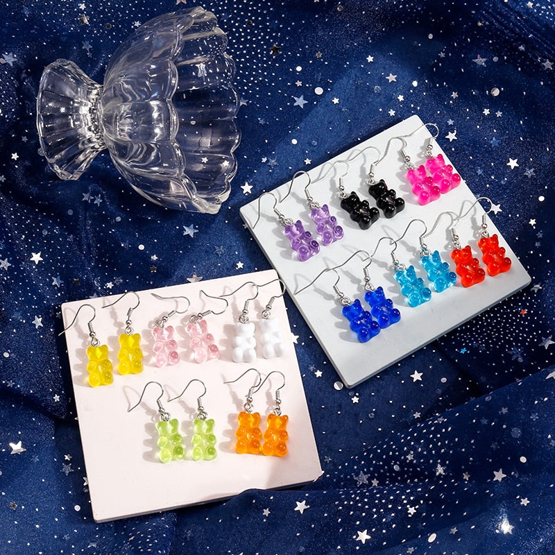 Gummy Bear Drop Earrings