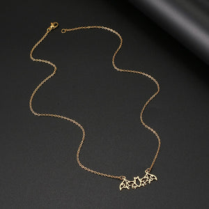 Bat Wings Dainty Pendant Necklace