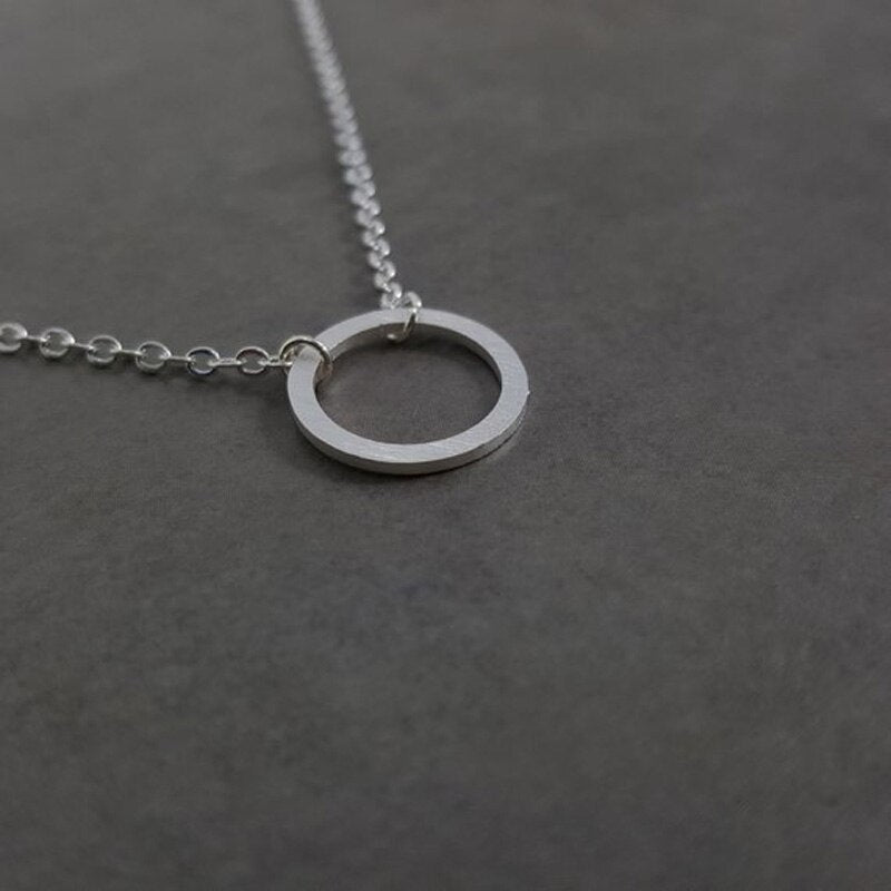 Circle Pendant Necklace