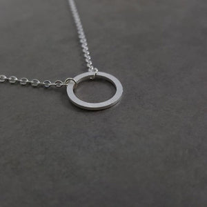 Circle Pendant Necklace