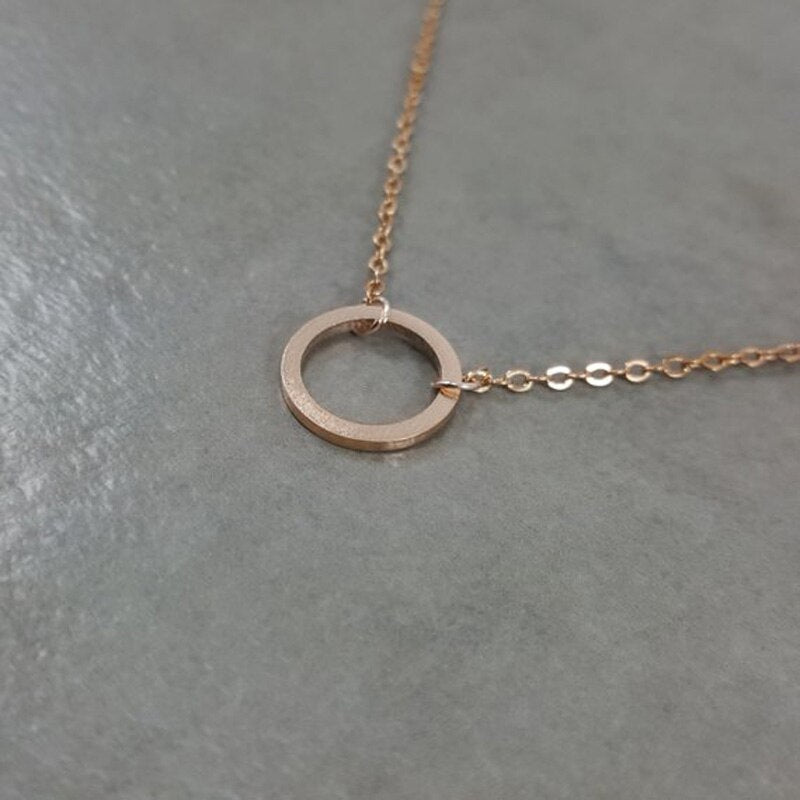 Circle Pendant Necklace