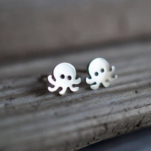 Mini Octopus Earrings