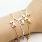 Load image into Gallery viewer, Dainty Rose Bracelet
