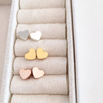 Load image into Gallery viewer, Dainty Heart Stud Earrings
