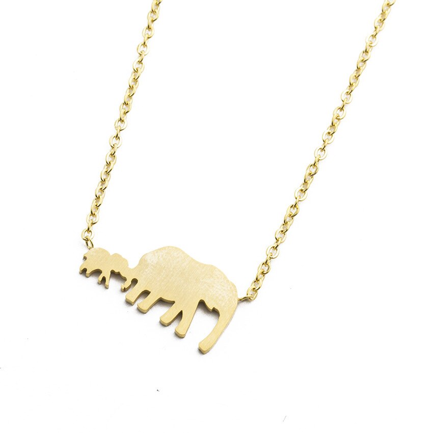 Double Elephant Necklace