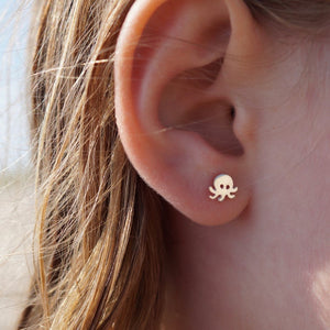 Mini Octopus Earrings