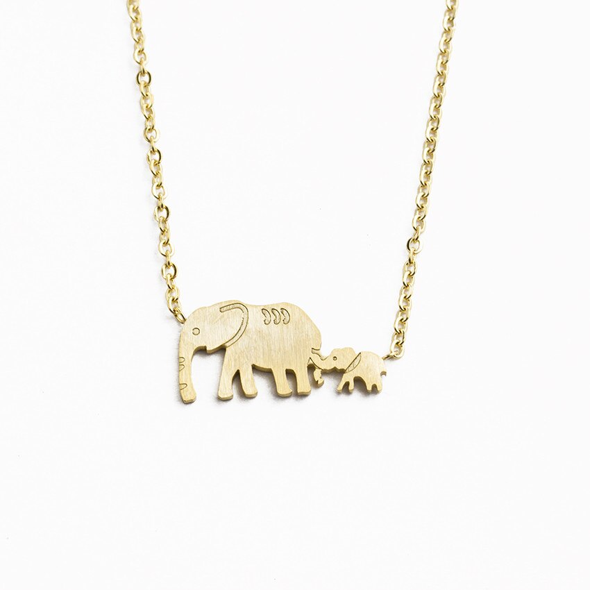 Double Elephant Necklace