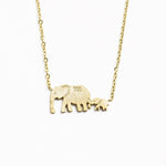 Load image into Gallery viewer, Double Elephant Necklace
