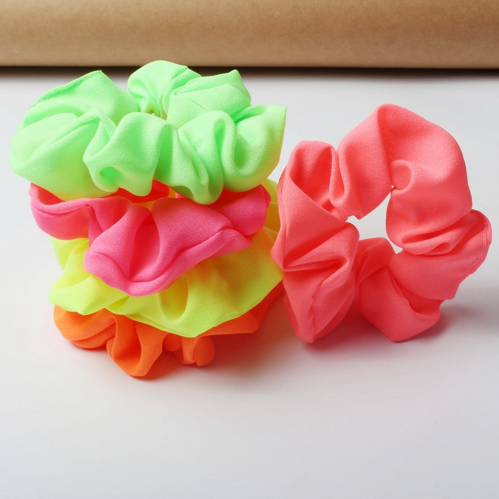 Neon Scrunchie Set