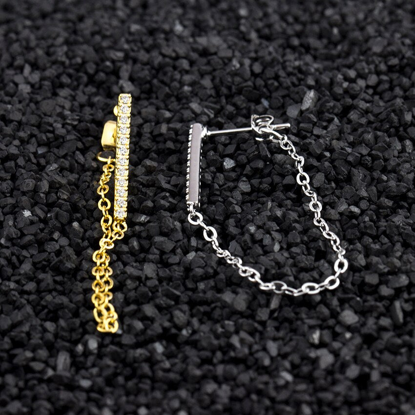 Bar & Chain Earrings