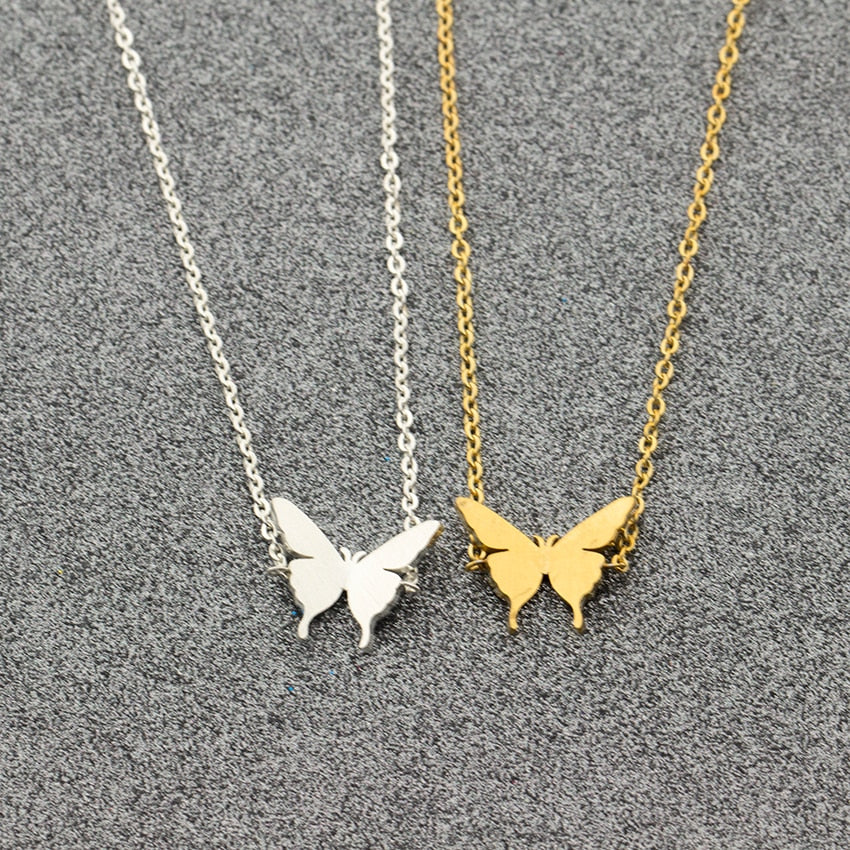 Dainty Butterfly Charm Bracelet
