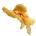 Load image into Gallery viewer, Colorful Braided Wide Brim Sun Hat
