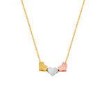 Load image into Gallery viewer, Triple Heart Pendant Necklace
