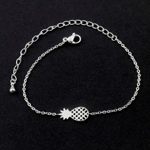 Dainty Pineapple Charm Bracelet