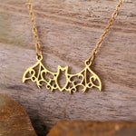 Load image into Gallery viewer, Bat Wings Dainty Pendant Necklace
