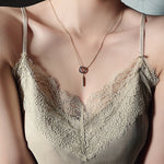 Load image into Gallery viewer, Luxury Roman Numeral Crystal Necklace
