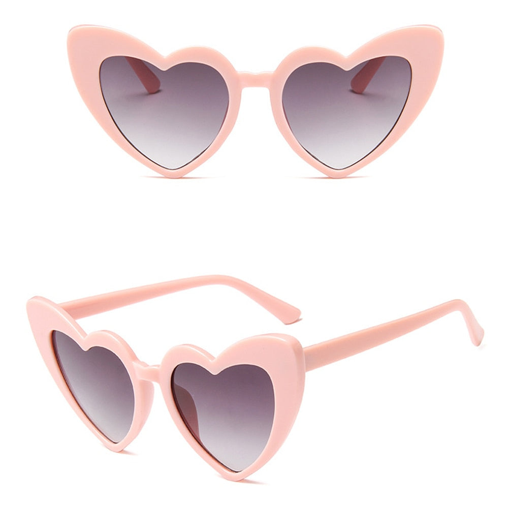 Retro Heart Cat Eye Sunglasses