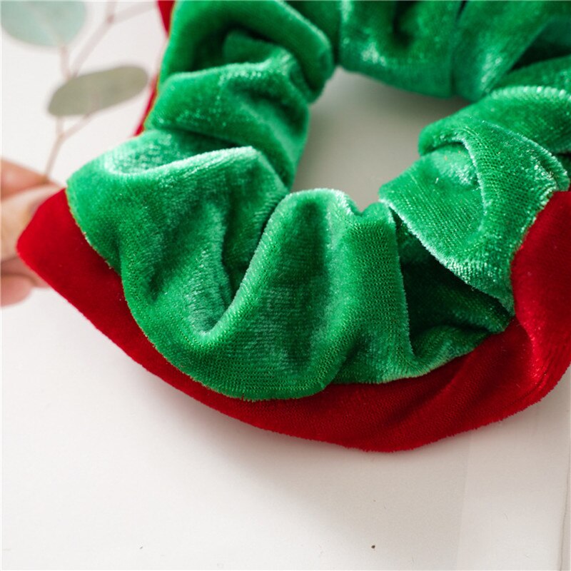 Velvet Christmas Scrunchie