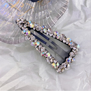 Crystal Triangle Hair Barrette