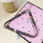 Load image into Gallery viewer, Crystal Flower Pendant Choker

