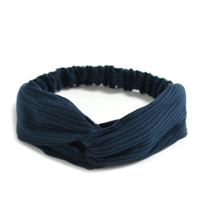 Knitted Cotton Crossknot Headband