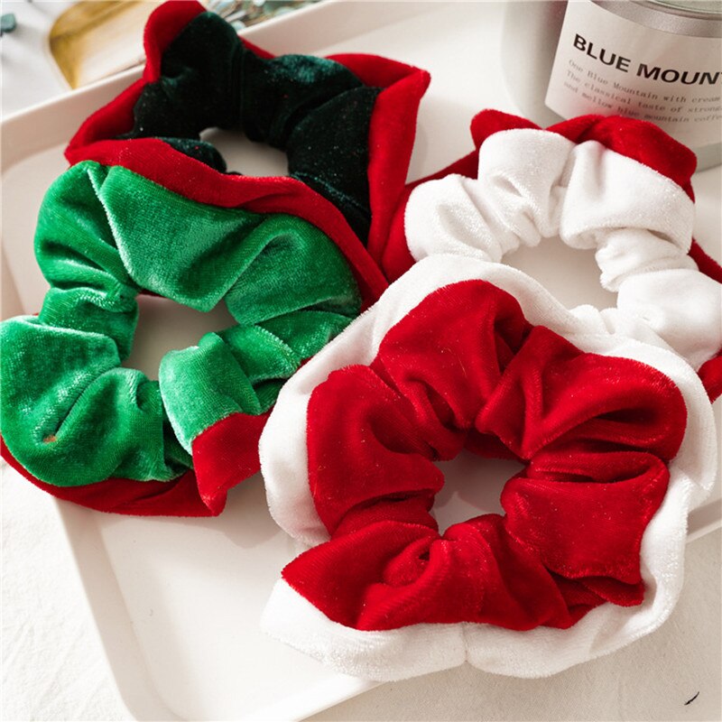 Velvet Christmas Scrunchie