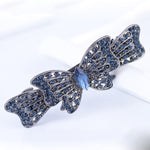 Load image into Gallery viewer, Elegant Sapphire Crystal Barrette
