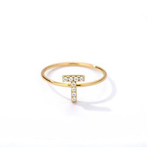 Crystal Initial Ring