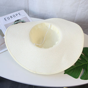 Bowknot Wide Brim Sun Hat