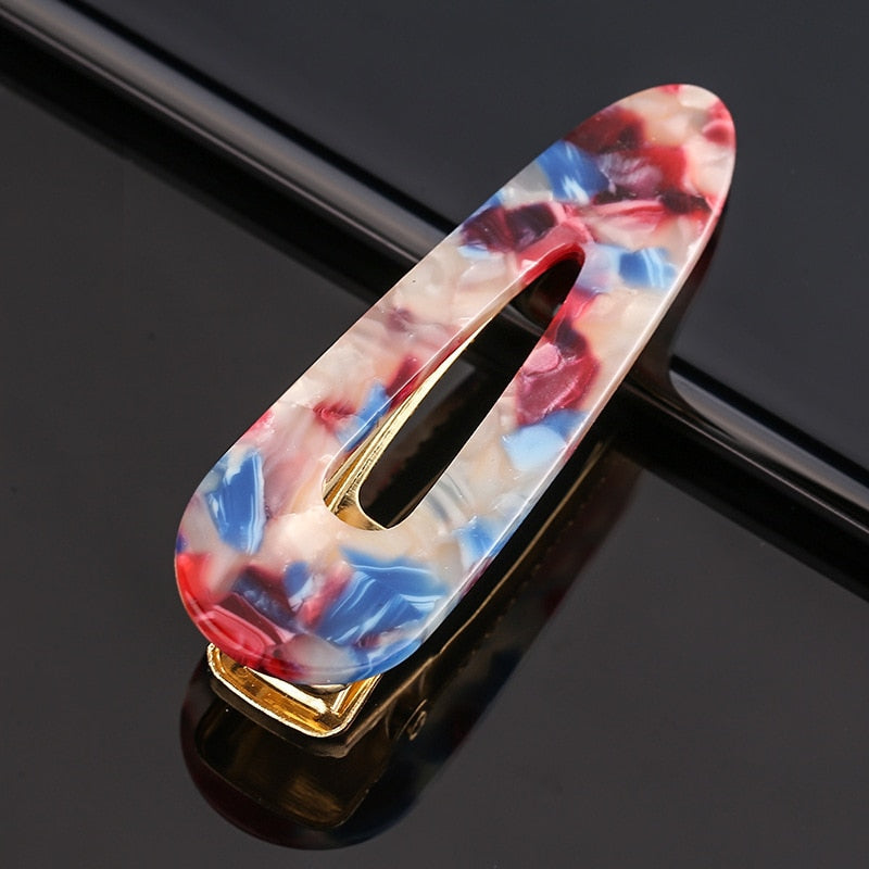 Waterdrop Marbled Hairgrip