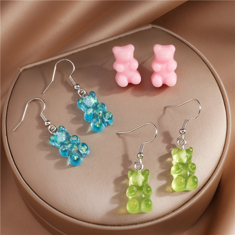 Gummy Bear Stud Earrings