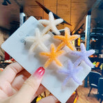 Load image into Gallery viewer, Starfish Barrette Set
