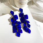 Load image into Gallery viewer, Fairy Flower Petal Tassel Earrings

