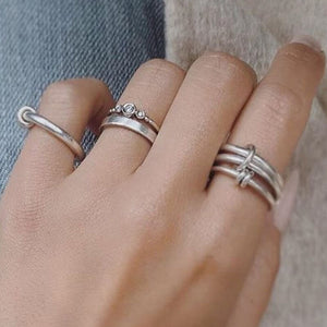 Layered Strand Loop Ring