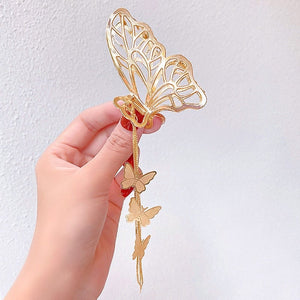 Butterfly Tassel Hair Claw