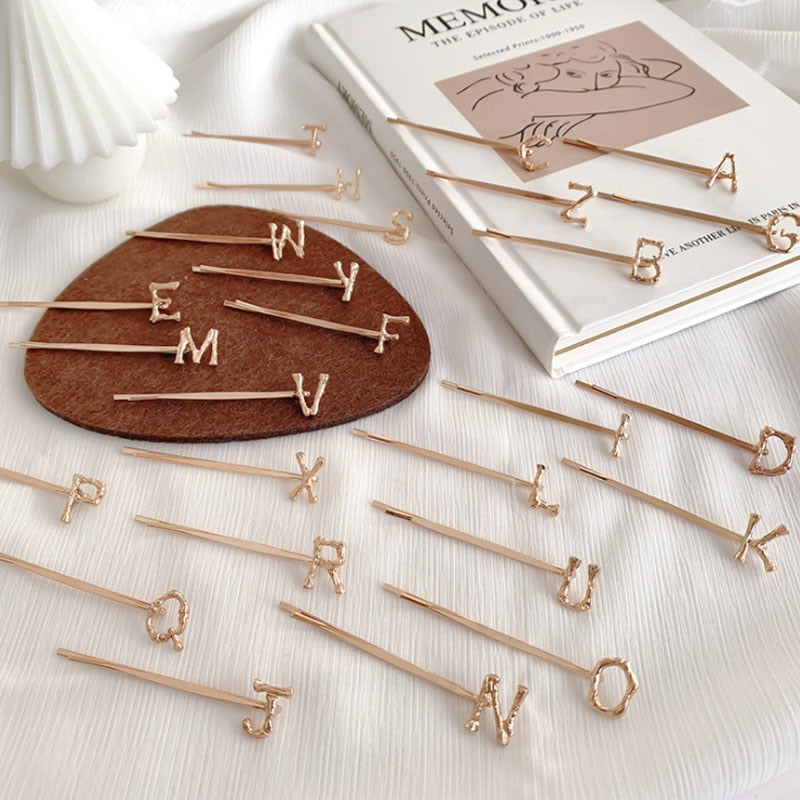 Letter Hairpins