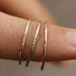 Load image into Gallery viewer, Minimalist Gold Stacking Rings

