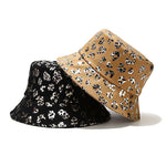 Load image into Gallery viewer, Metallic Leopard Print Bucket Hat
