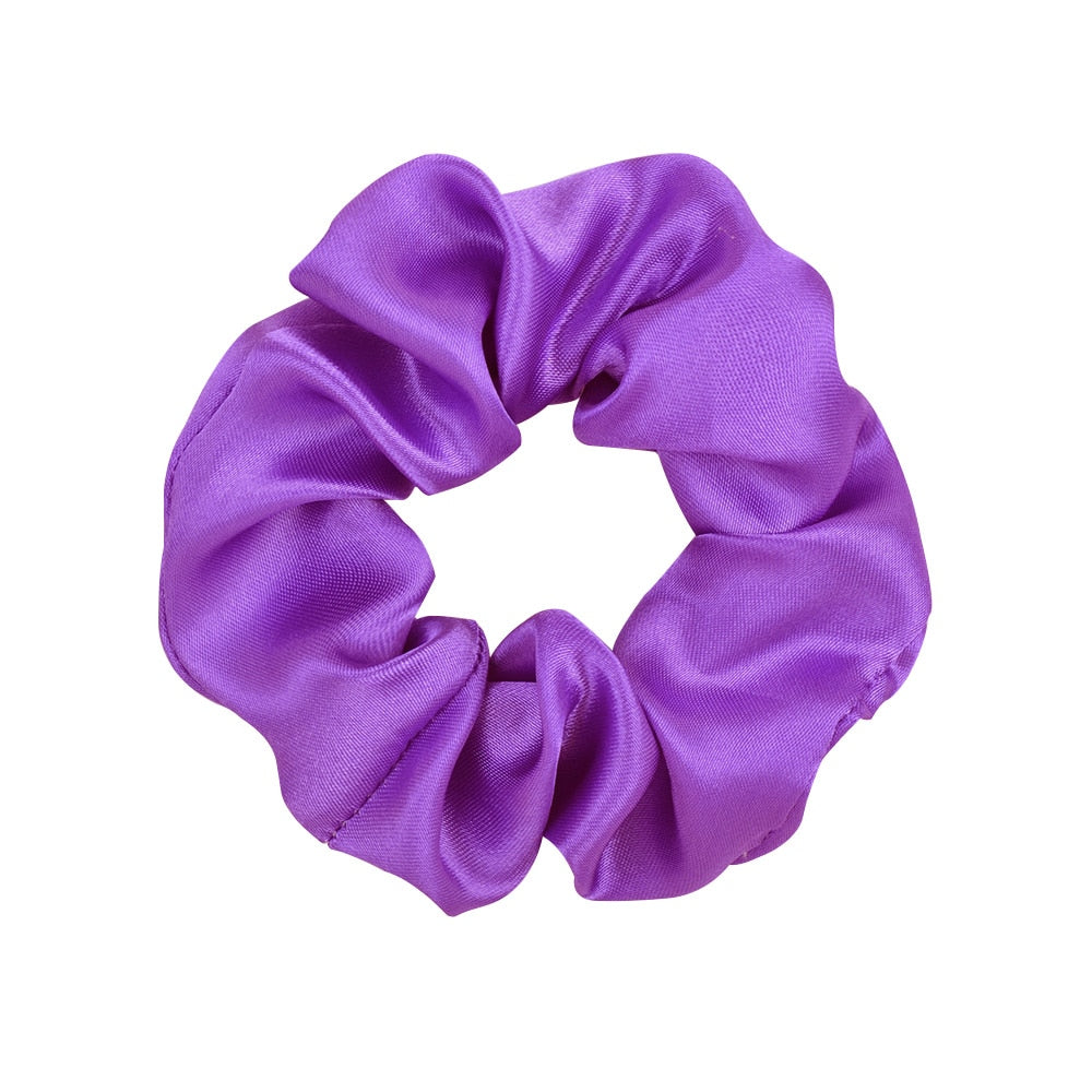 Colorful Satin Scrunchie