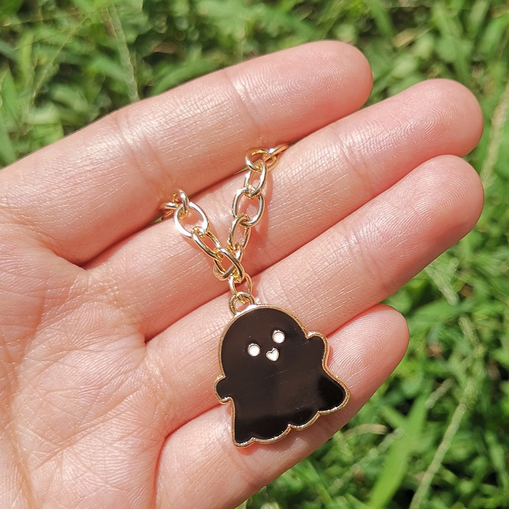 Adorable Ghost Choker Necklace