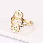 Load image into Gallery viewer, Elegant Clover Statement Ring
