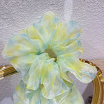 Load image into Gallery viewer, Oversized Organza Tie-dye Scrunchie

