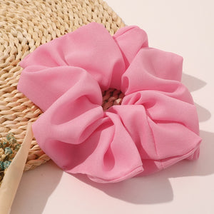 Candy Colored Oversized Chiffon Scrunchie