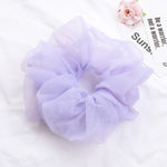 Load image into Gallery viewer, Oversized Organza Solid Scrunchie
