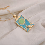 Load image into Gallery viewer, Colorful Tarot Pendant Necklace
